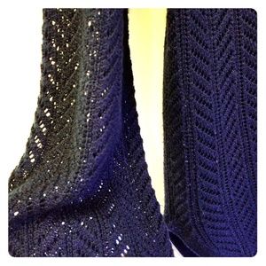 Verve lightweight sweater, crocheted